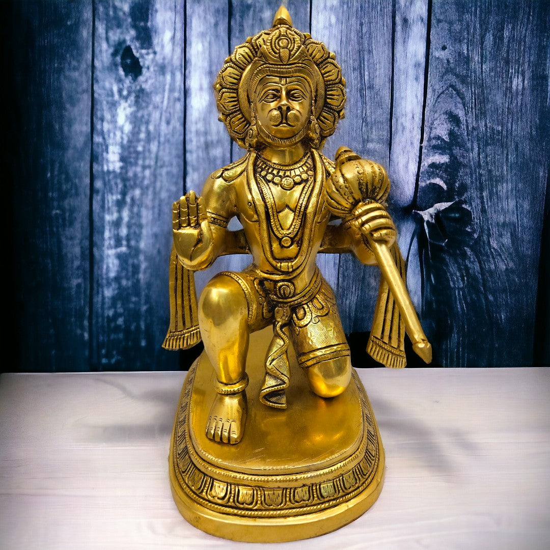Tamas Brass Hanuman Ji Statue (11.2 Inch)