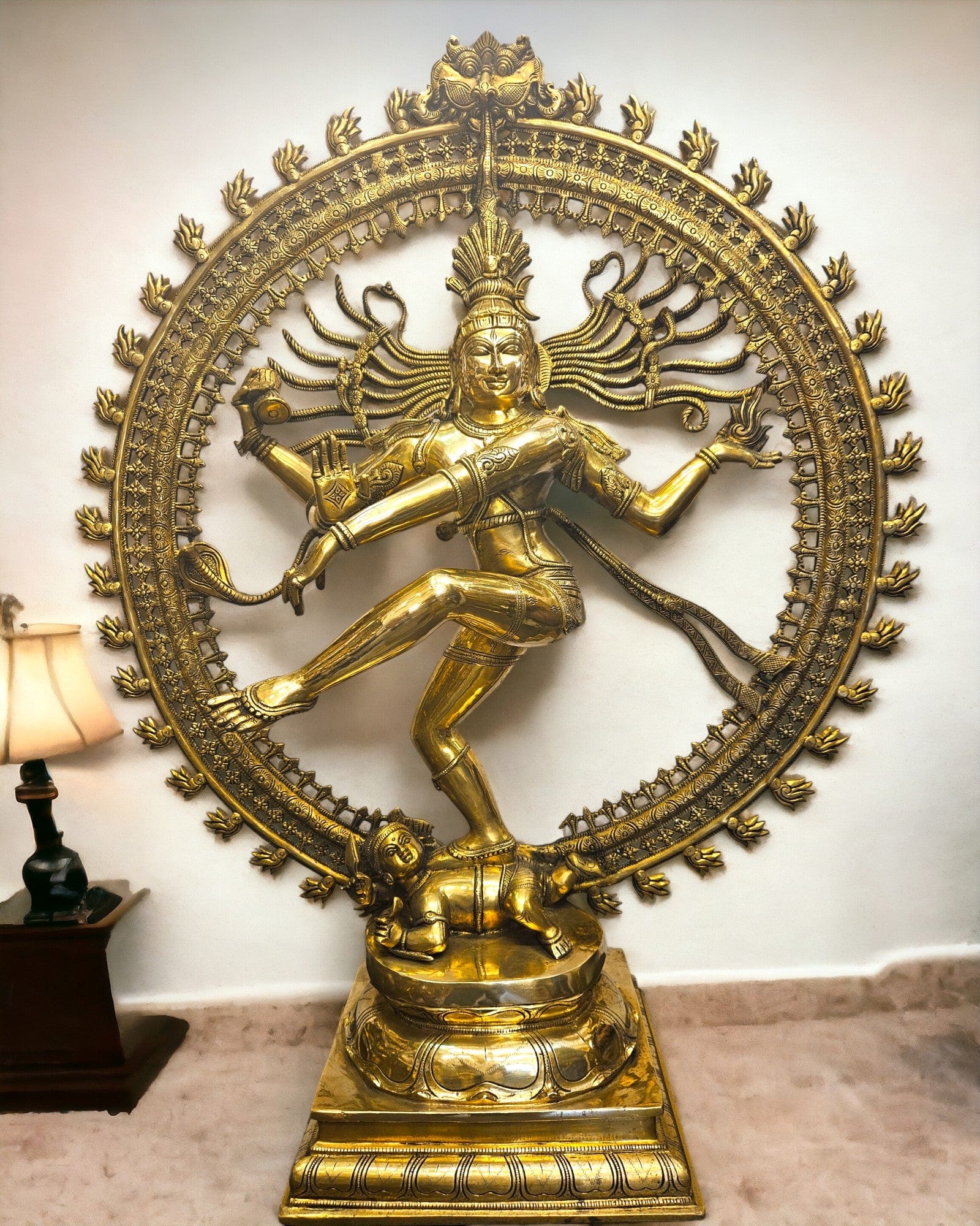 Brass Dancing Shiva