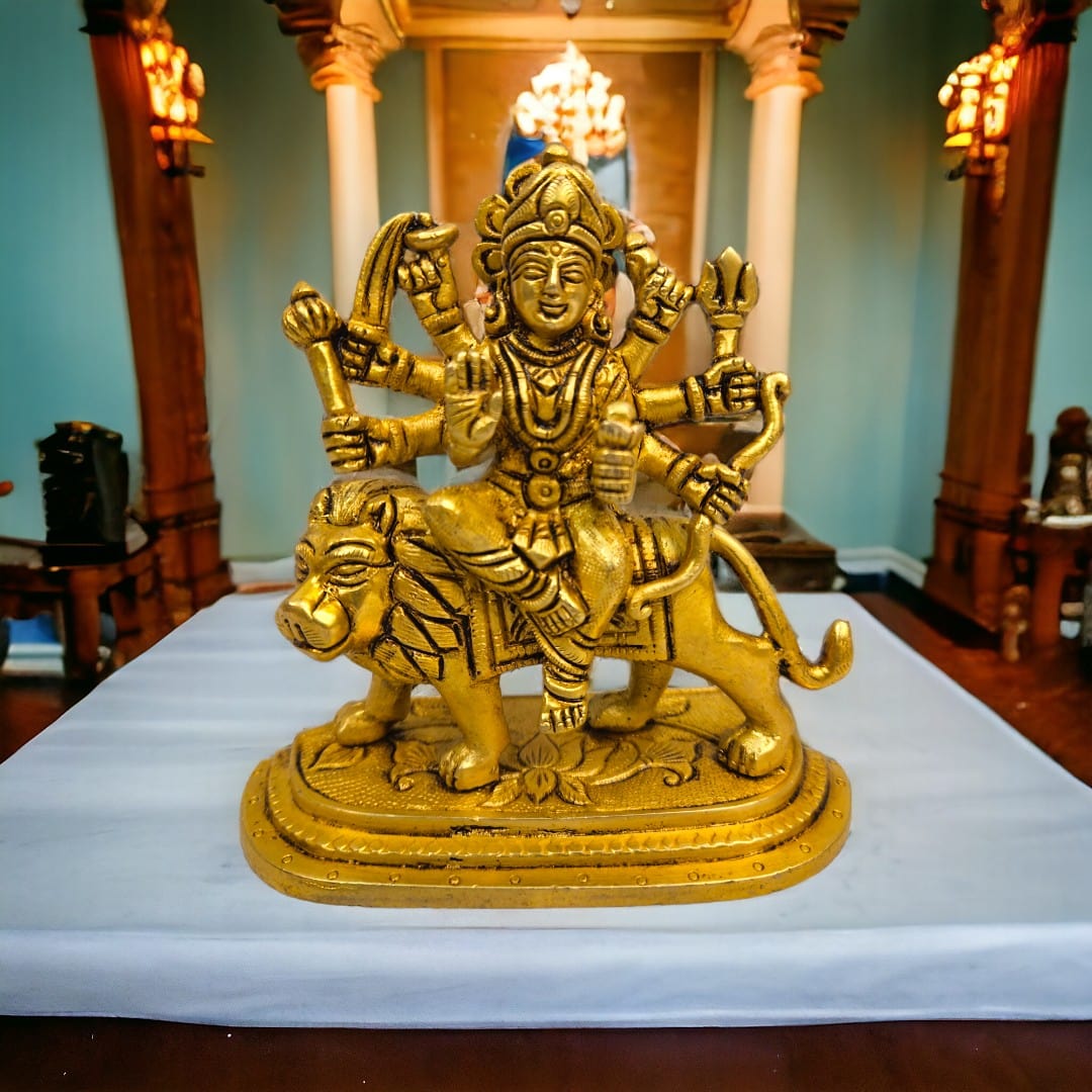 Brass Durga Maa