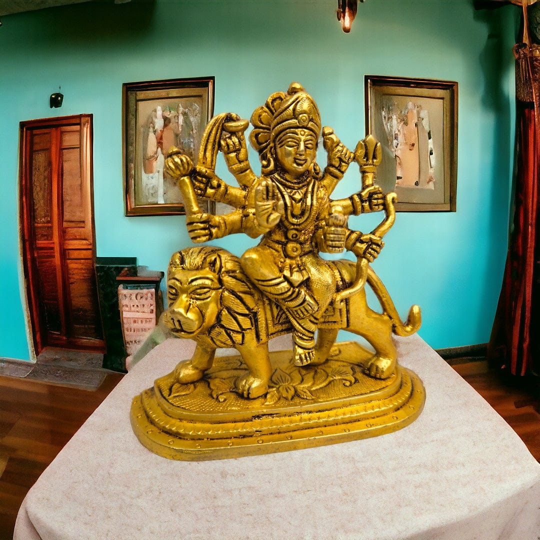 Brass Durga Maa