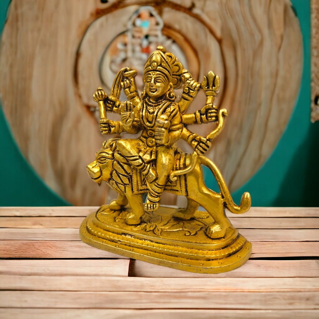 Brass Durga Maa