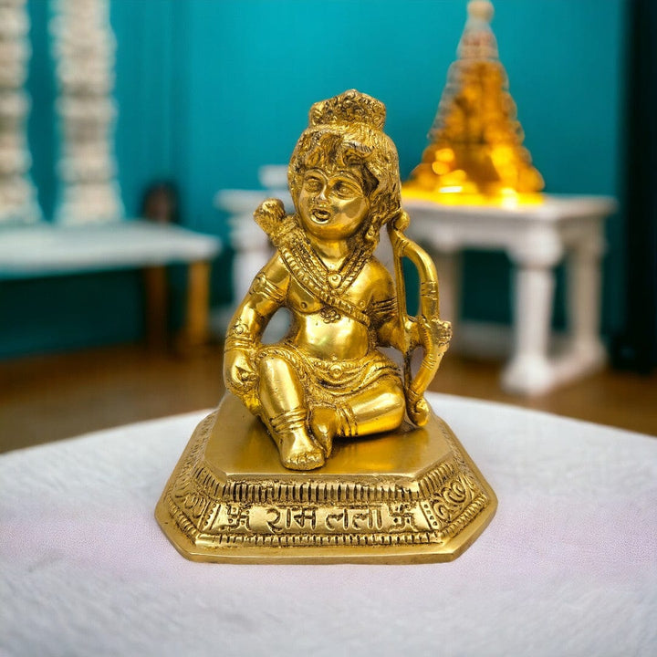 Ram lala idol/ Statue |(6.5 X 5 X 4.5 inch) |Weight - 1.5 kg - Tamas: Luxury Indian Gifts