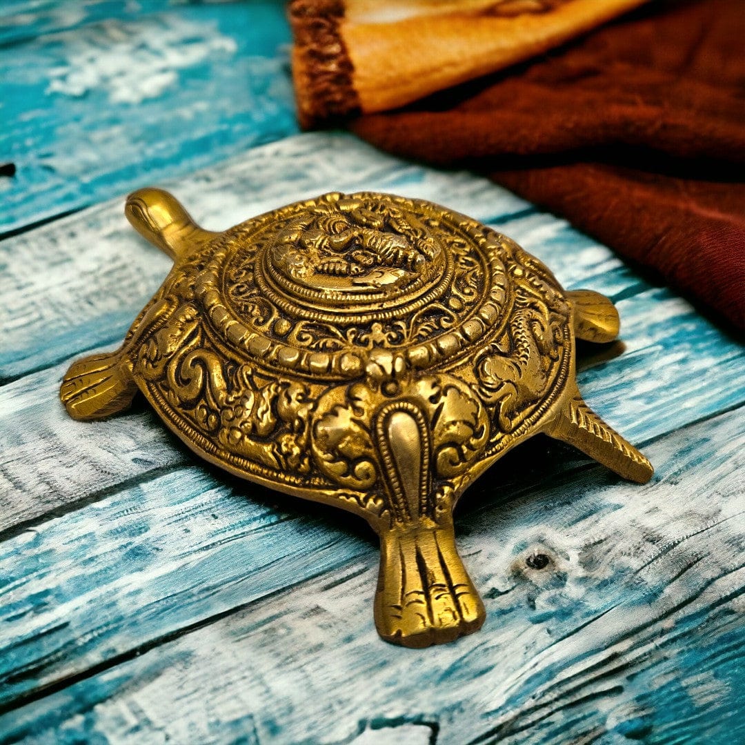 Brass  Tortoise Statue