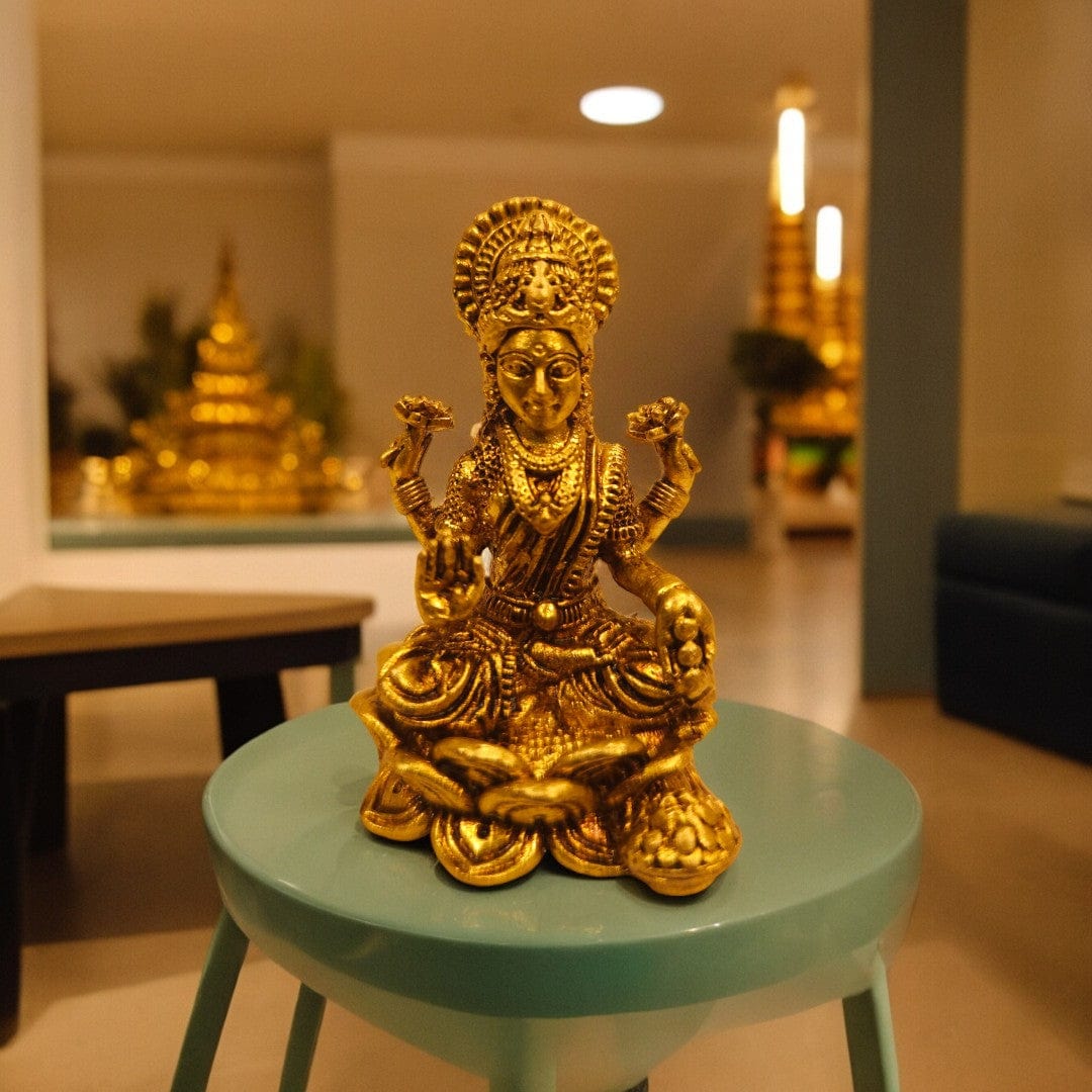 Ganesh Lakshmi Bronze set