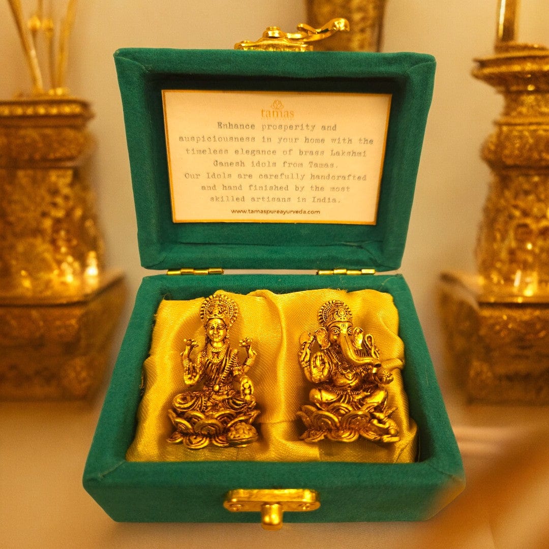 Ganesh Lakshmi Bronze set
