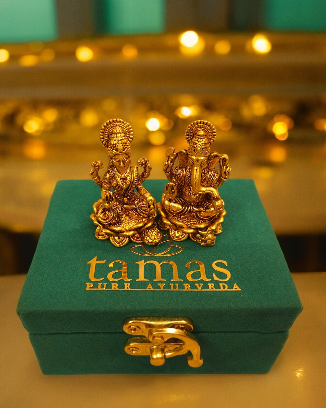 Ganesh Lakshmi Bronze set