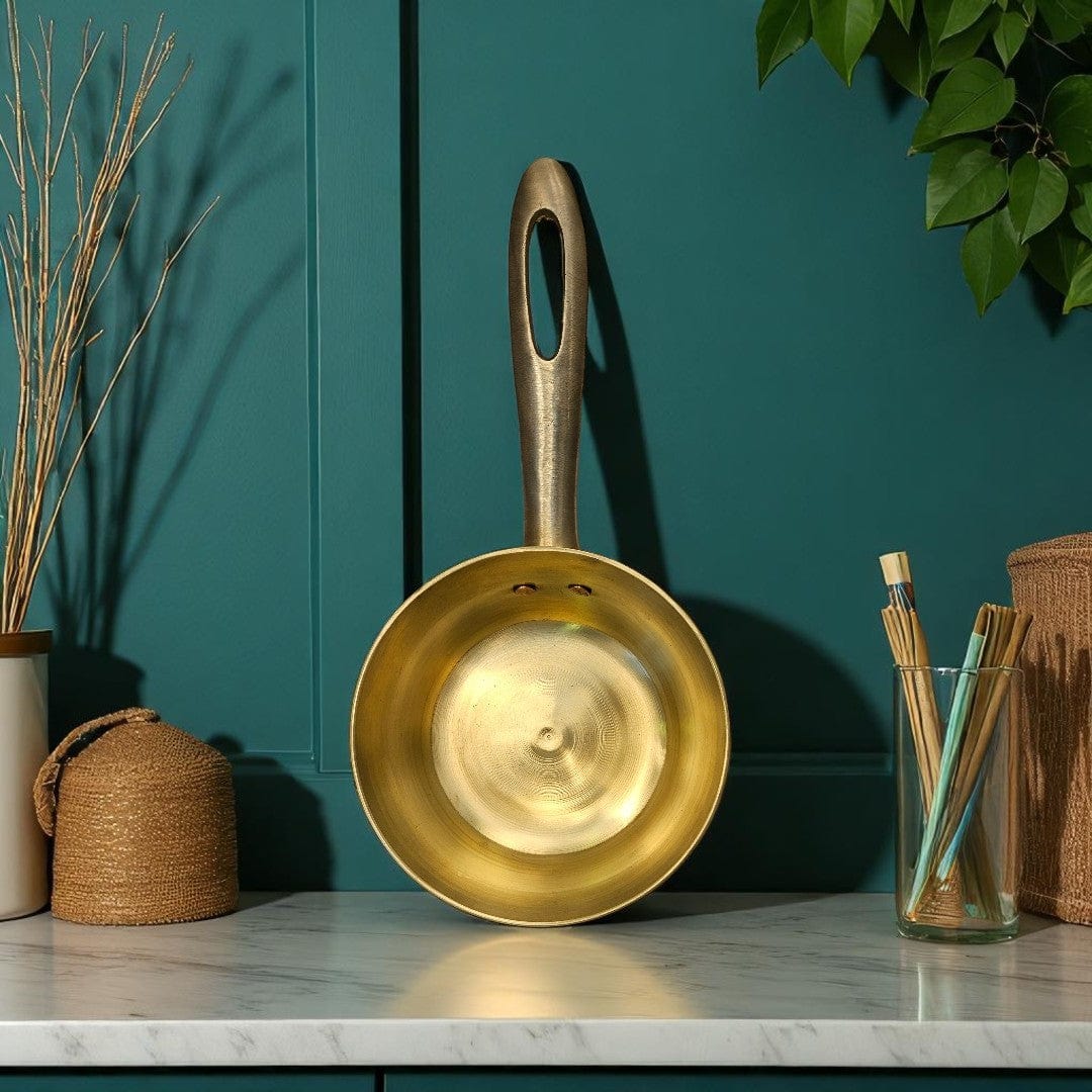 Buy Traditional Shuddh Bronze Frying Pan – Handcrafted Ayurvedic Cookware