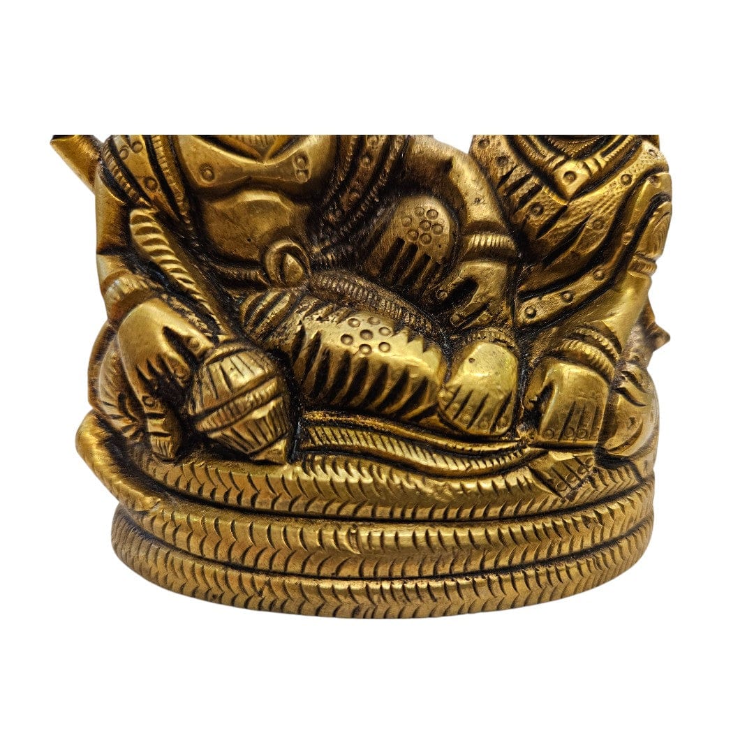 Buy Brass Lakshmi Narain Idol | Vishnu Lakshmi Brass Murti for Gifting – Tamas