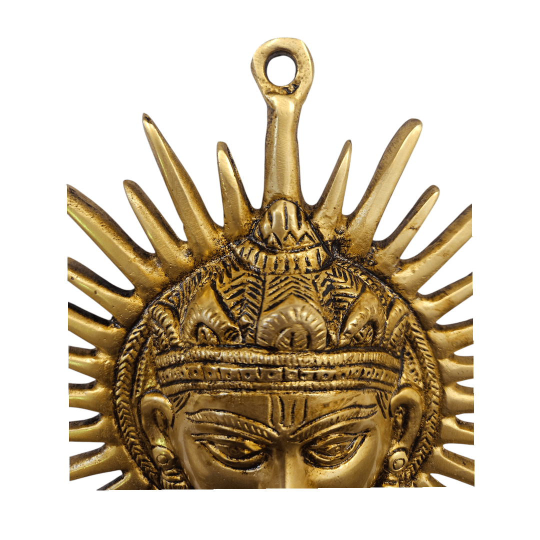 Tamas Brass Sun Wall Hanging with Gift Box – Radiate Positivity & Elegance Height 7.5 inch