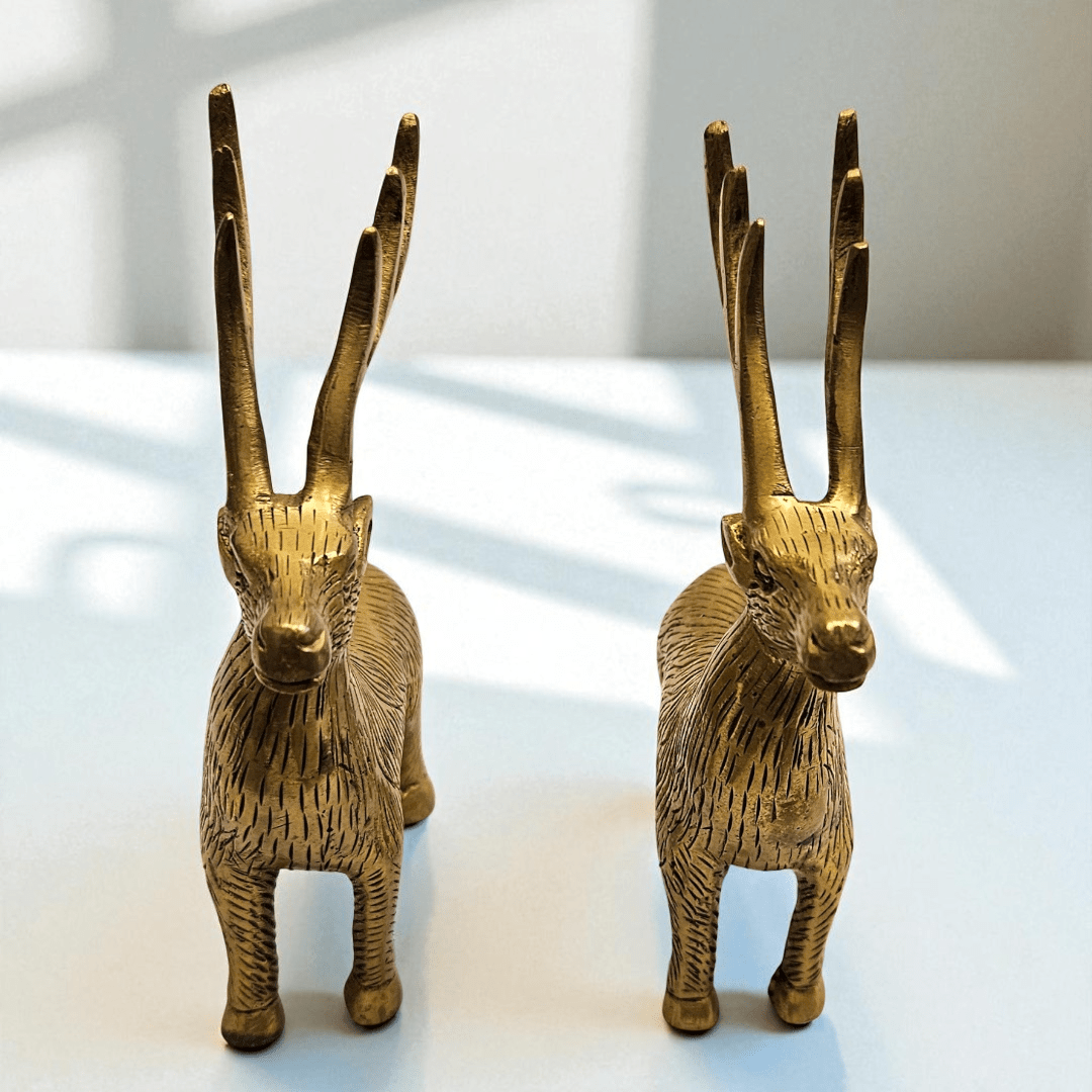 Buy Online Luxury Brass Deer Gift Set | Tamas Handcrafted Decor