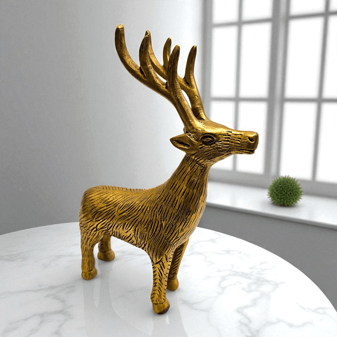 Buy Online Luxury Brass Deer Gift Set | Tamas Handcrafted Decor