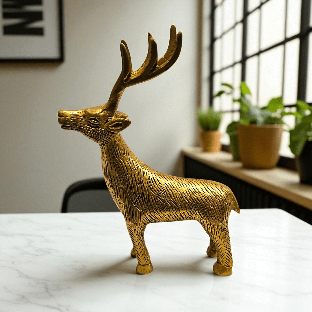 Buy Online Luxury Brass Deer Gift Set | Tamas Handcrafted Decor