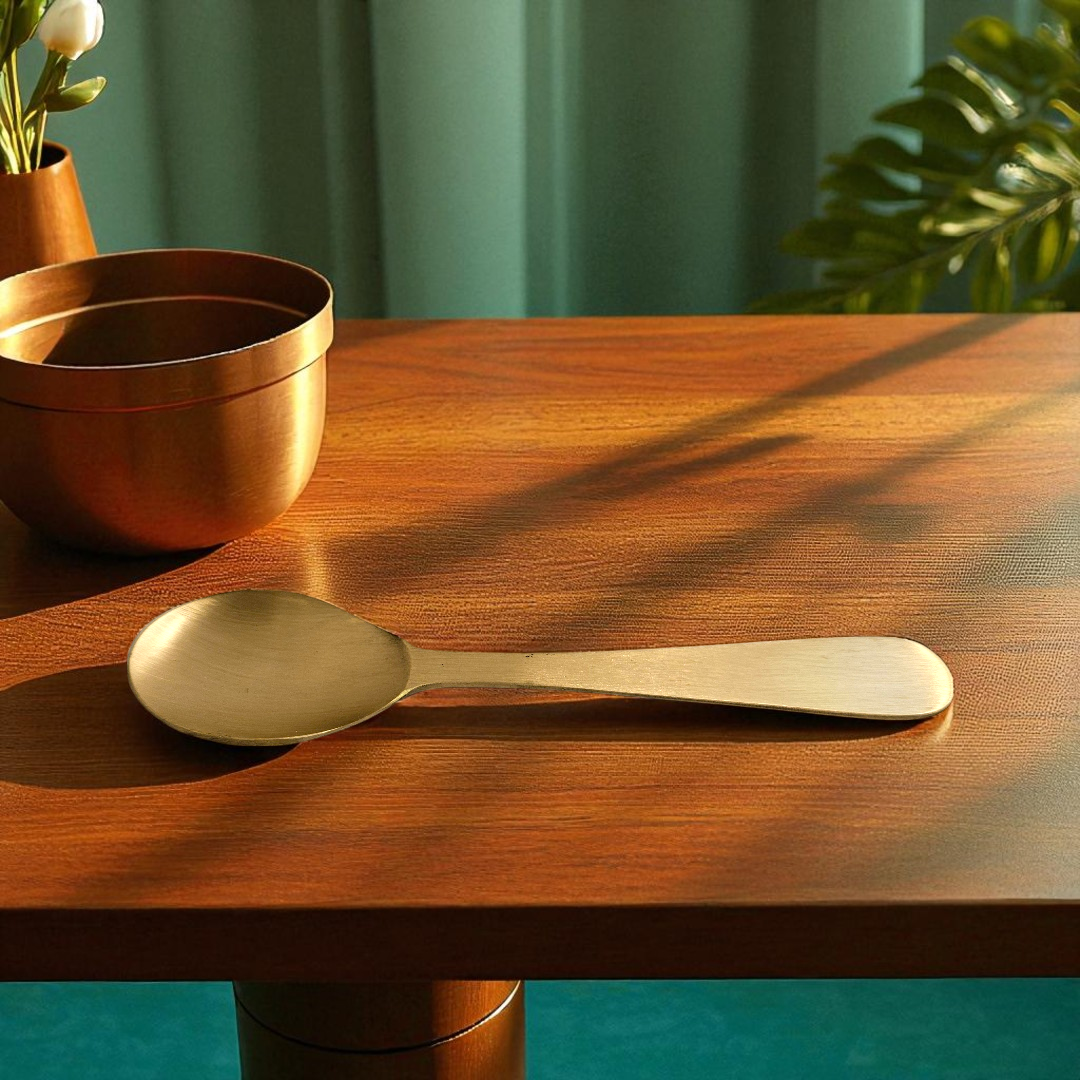 Buy Kaansa Dinner Set Online | Traditional Brass Dinnerware 