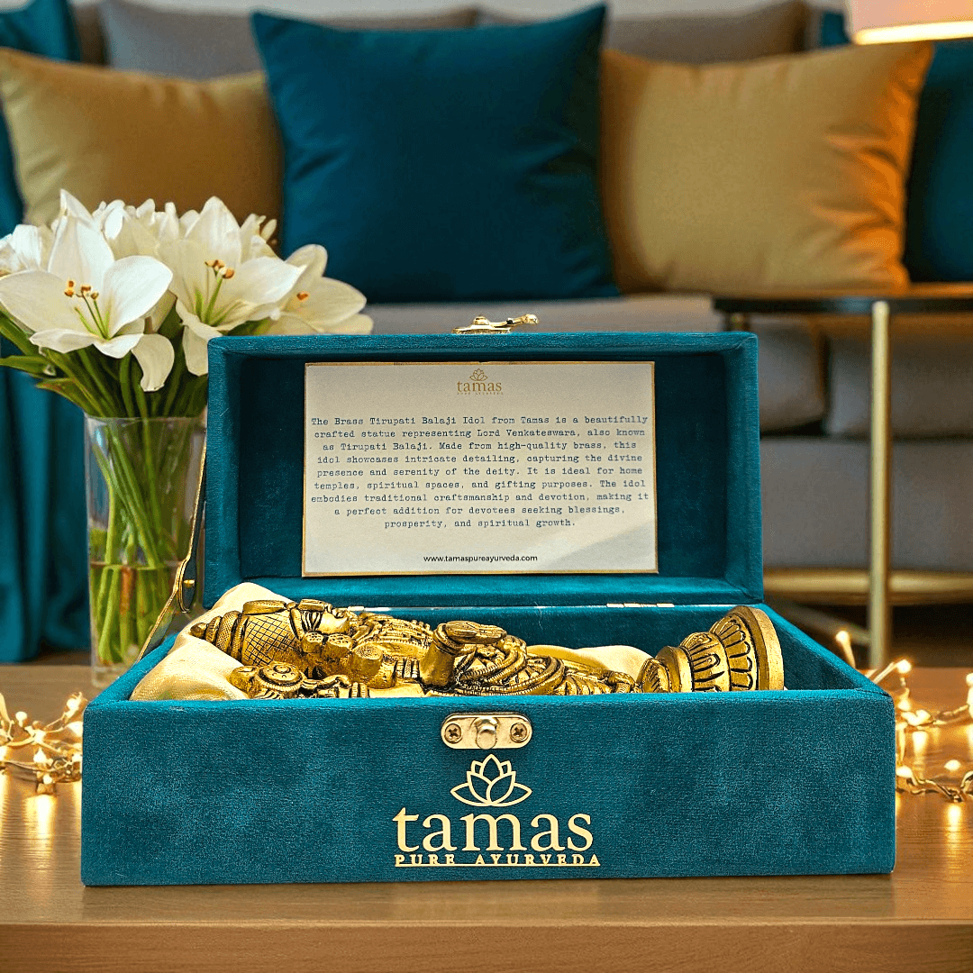 Buy Brass Tirupati Balaji Idol with Gift Box – Best Spiritual Gift