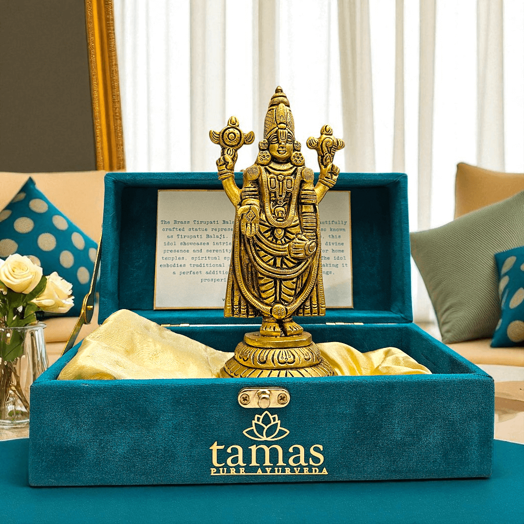 Buy Brass Tirupati Balaji Idol with Gift Box – Best Spiritual Gift