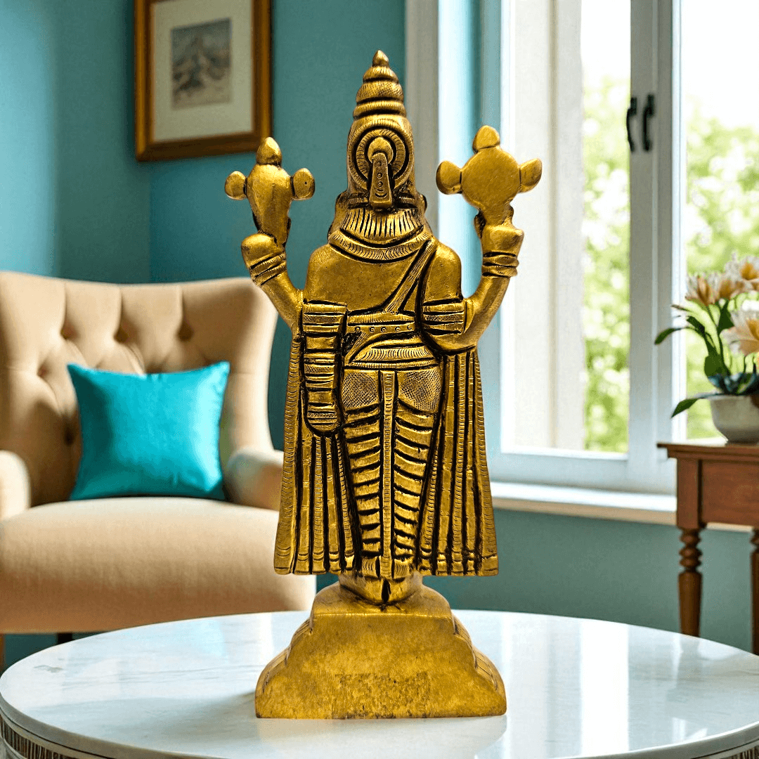 Buy Brass Tirupati Balaji Idol with Gift Box – Best Spiritual Gift