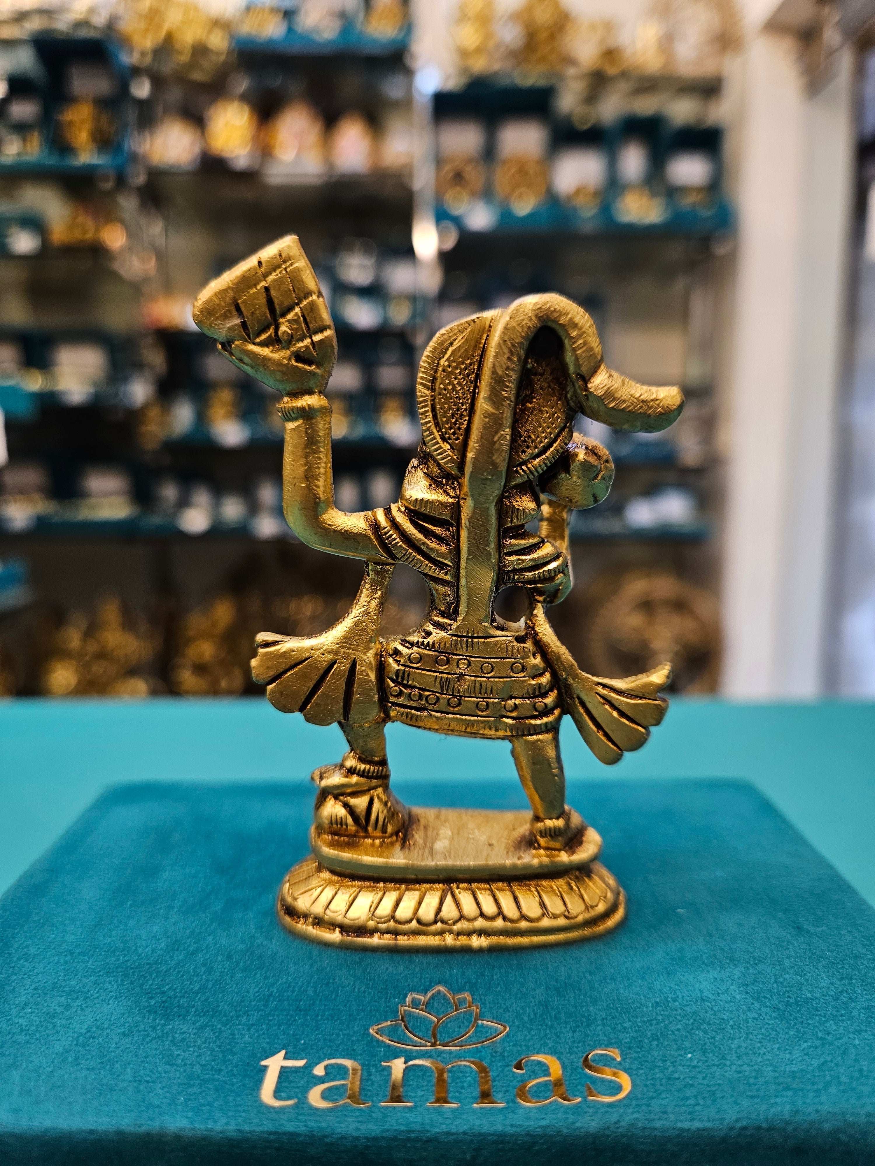 Buy Now Tamas Brass Parvat Hanuman Idol with Gift Box – Spiritual Gift
