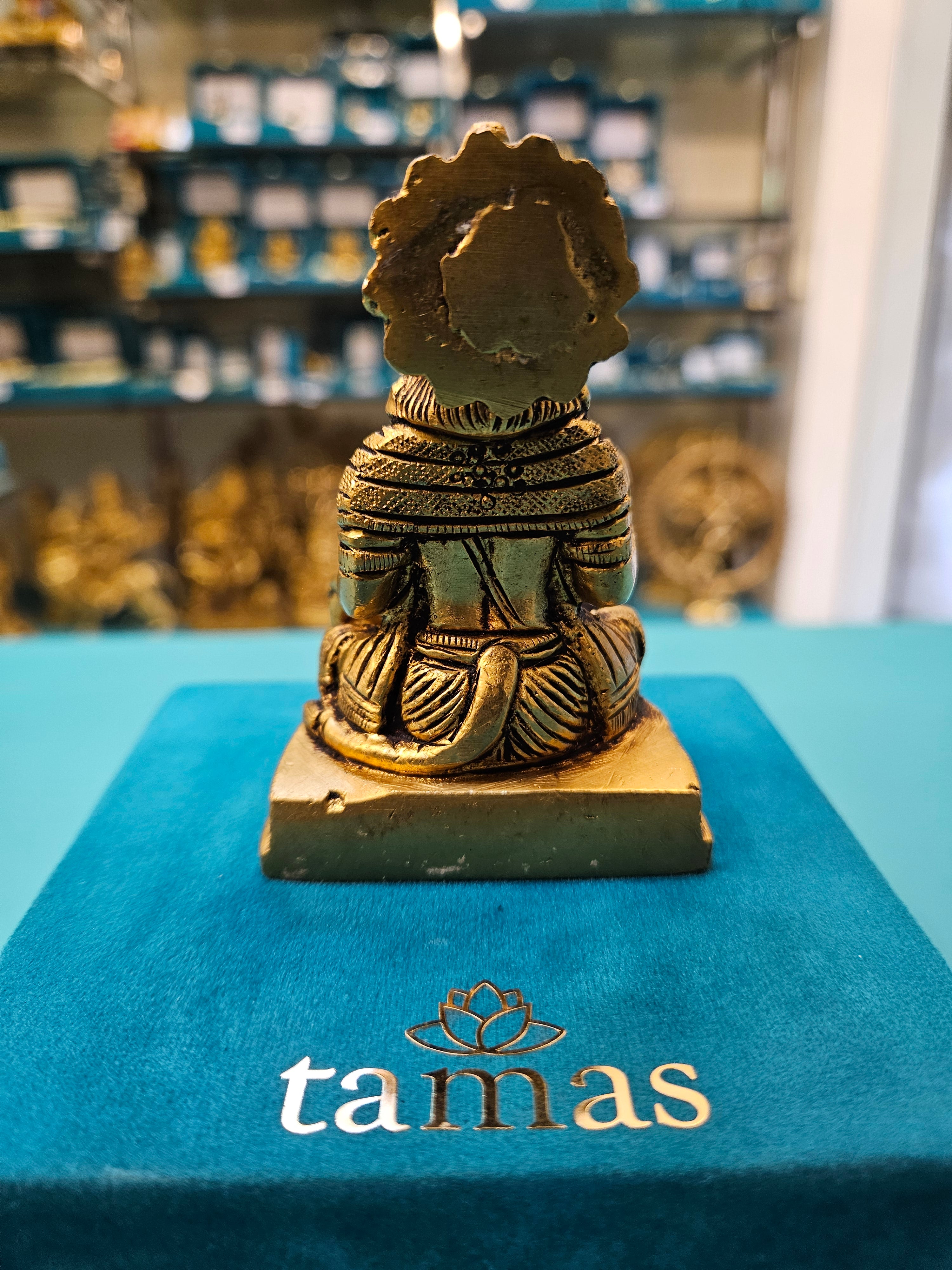 Buy Now Brass Hanuman Ji Idol in Dhyan Mudra| Best Spiritual Gifting 