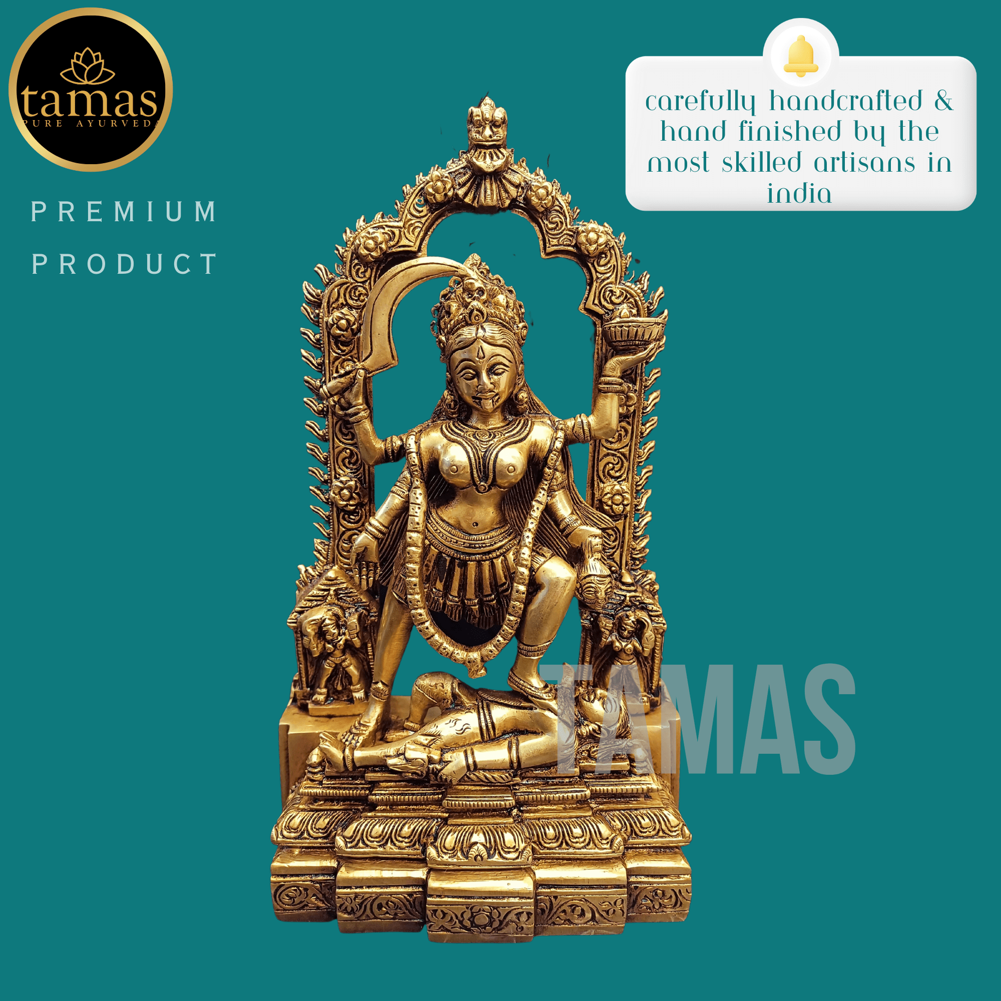 Brass Kaali Maa Statue