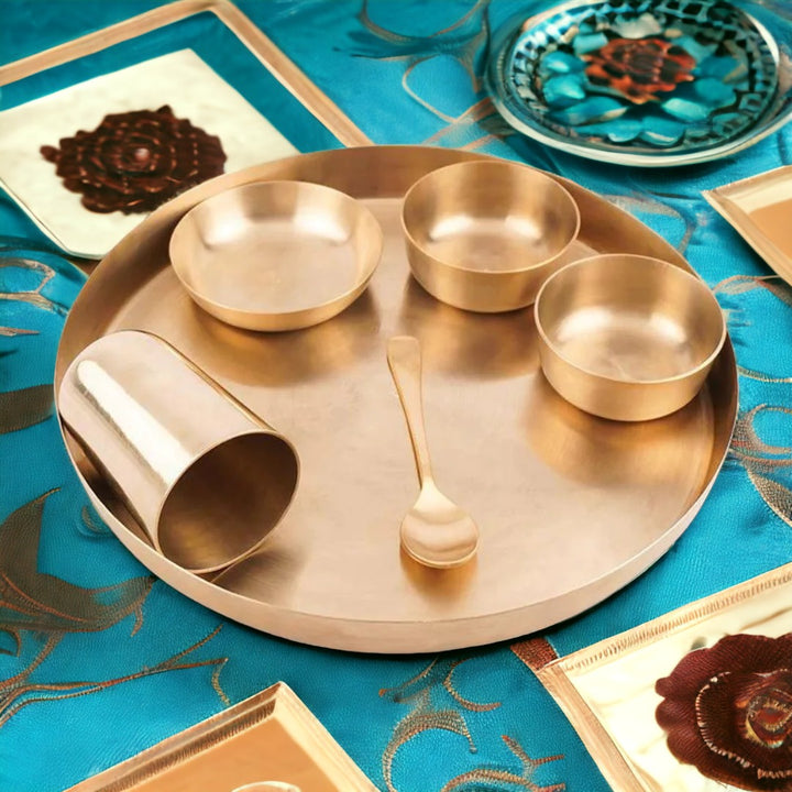 Tamas Bronze Shahi Dinner Set | 12 Inches