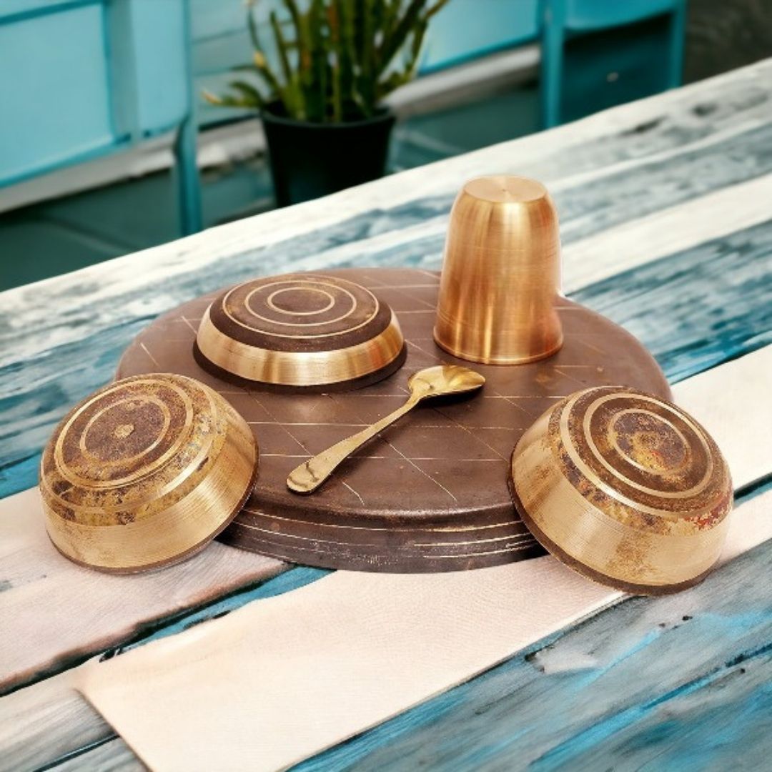 Tamas Bronze Kansa Dinner Set