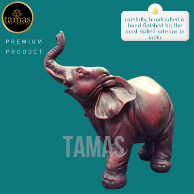 Tamas Elephant Poly Resin Statue (6 Inches)
