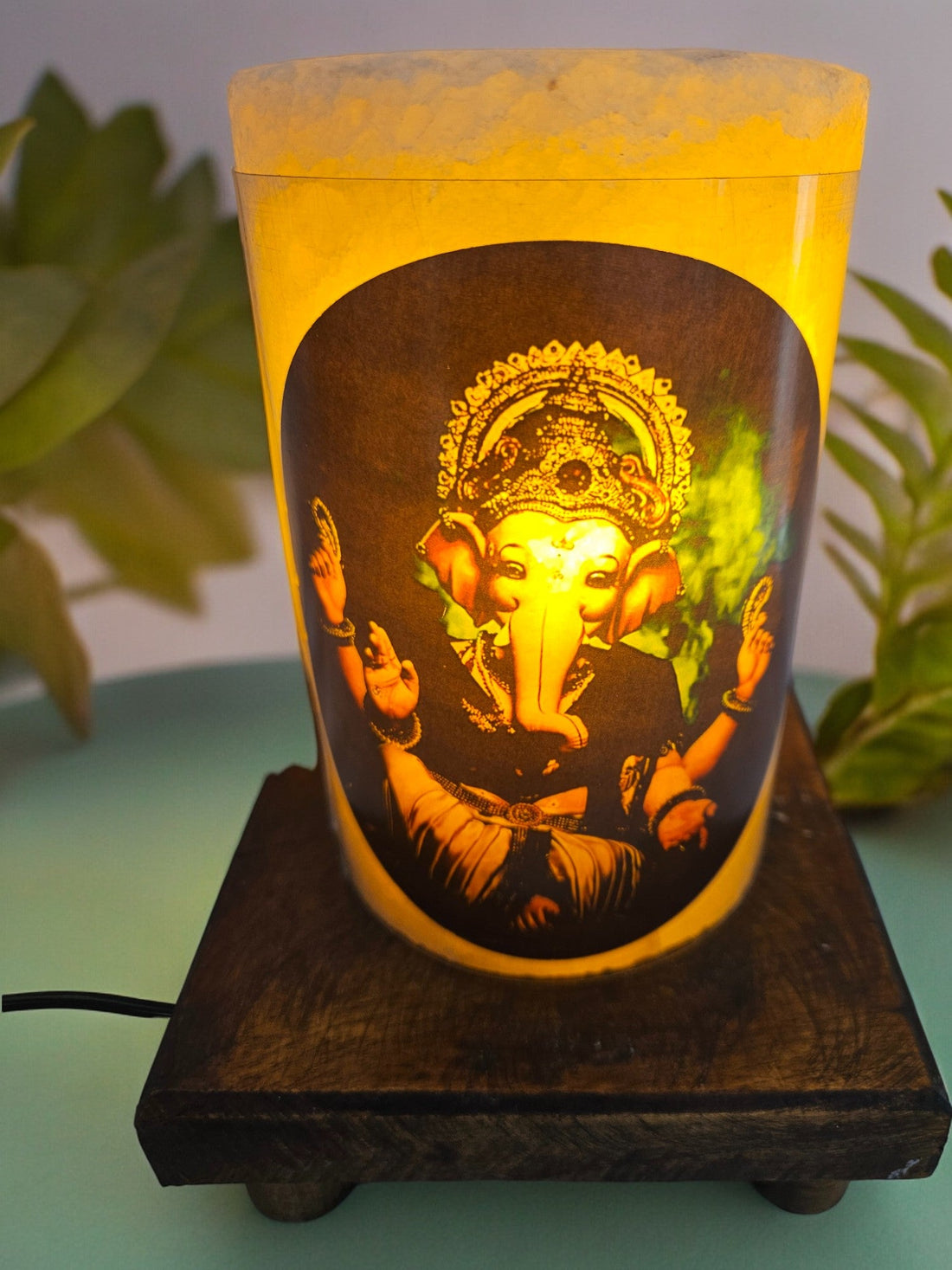 Ganesha Himalayan Rock Salt Lamp