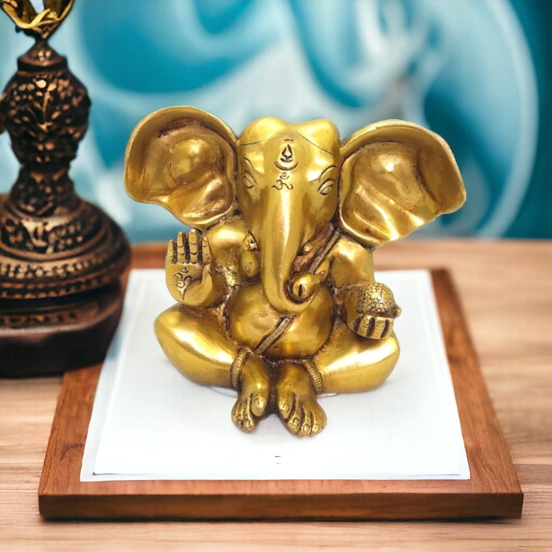 Brass Lord Ganesha Statue