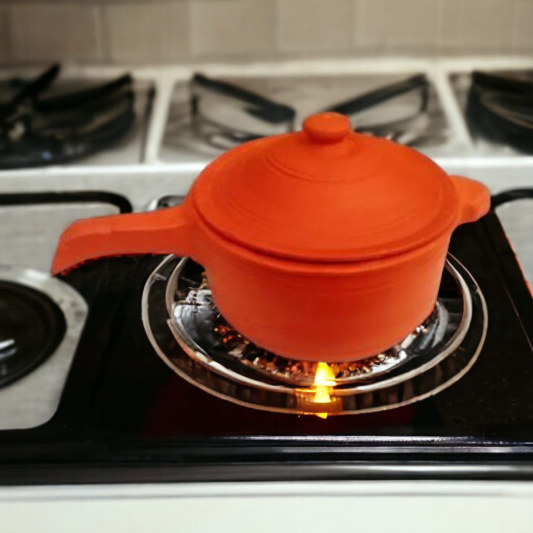 Natural Clay Big Saucepan