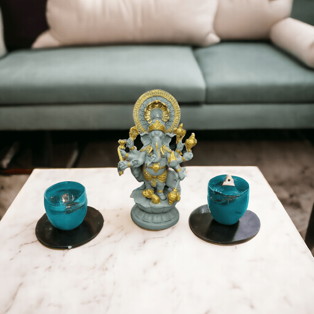 Brass Handcrafted Lord Dancing Ganesha