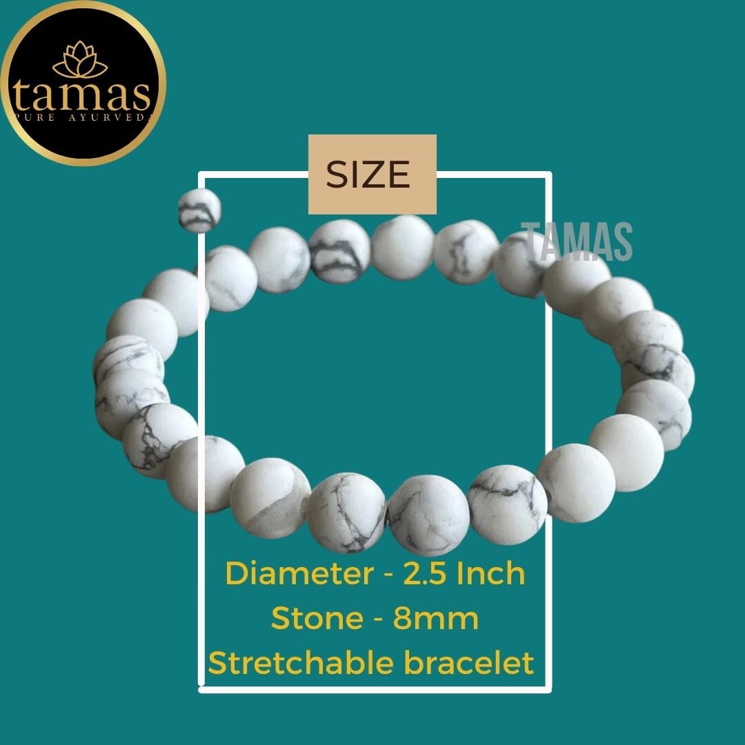 Howlite Healing Crystal Gemstone  Bracelet