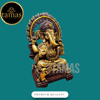 Tamas Brass Lord Ganesha Idol (21 Inch)