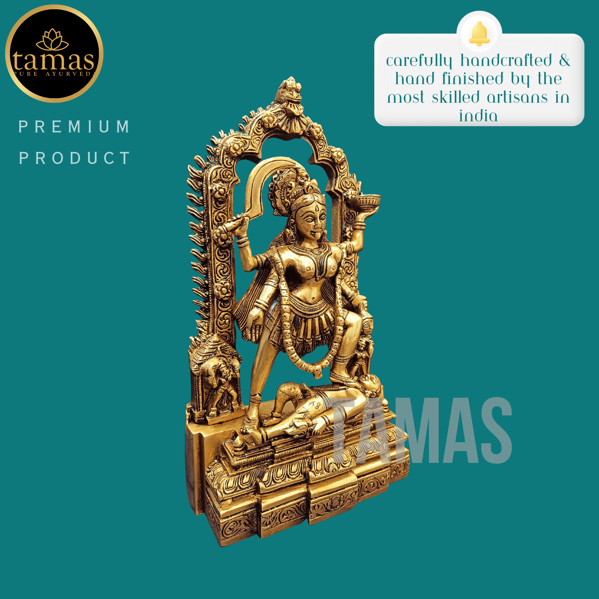Brass Kaali Maa Statue