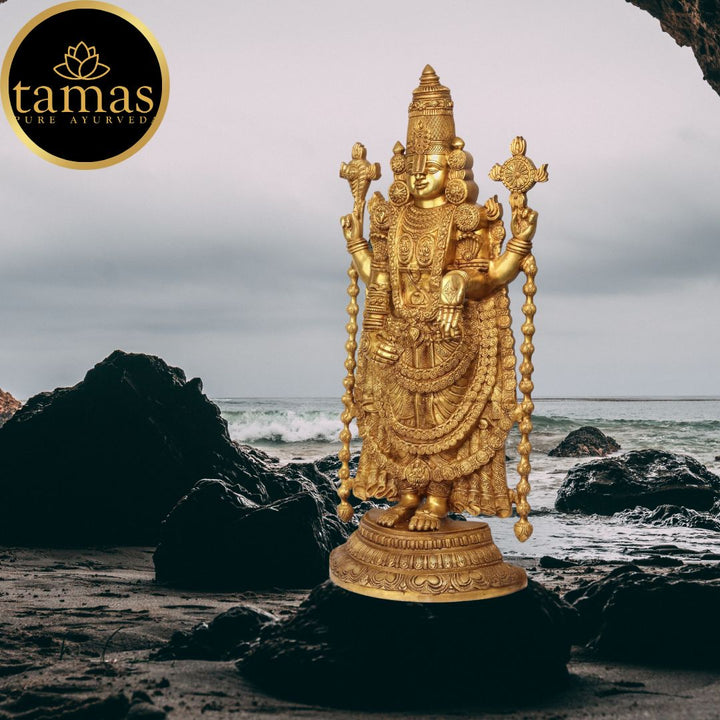 Tamas Brass Tirupati Bala Ji God Idol (38 Inches)