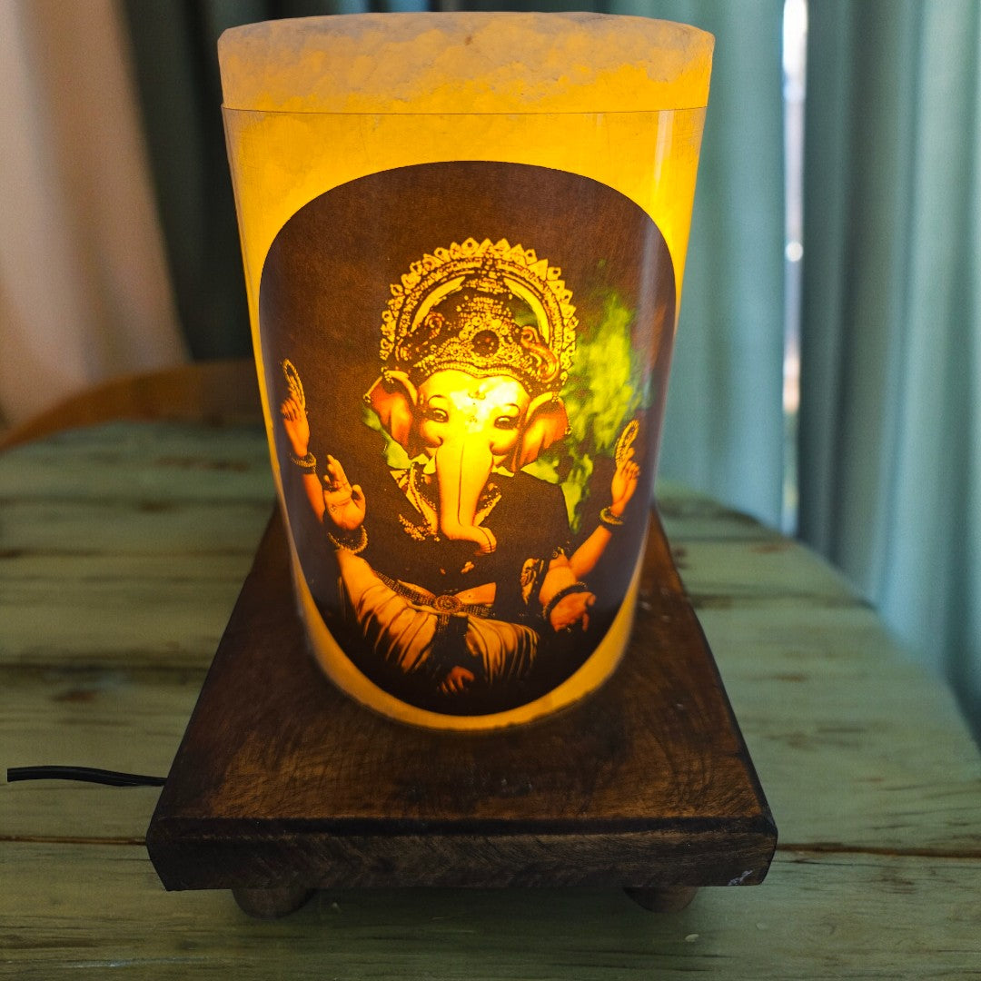 Ganesha Himalayan Rock Salt Lamp