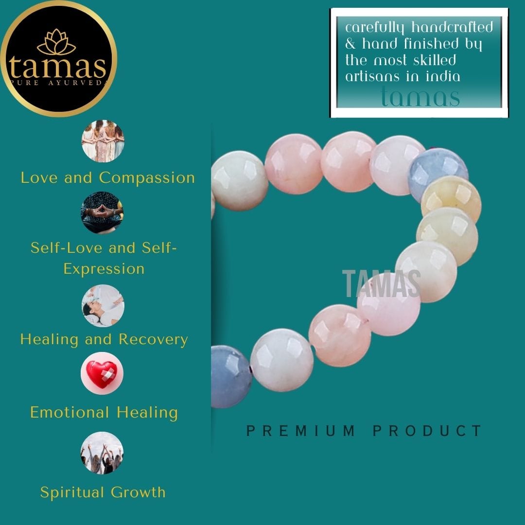 Morganite Healing Crystal Gemstone Bracelet