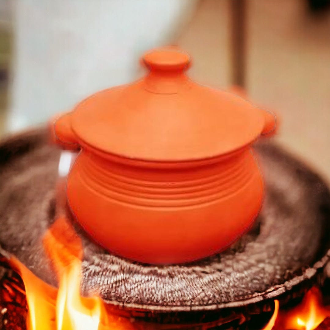 Natural Clay Deep Pot