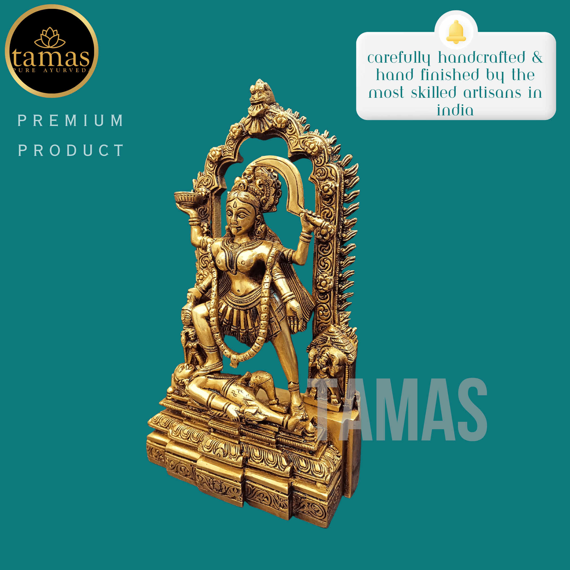 Brass Kaali Maa Statue