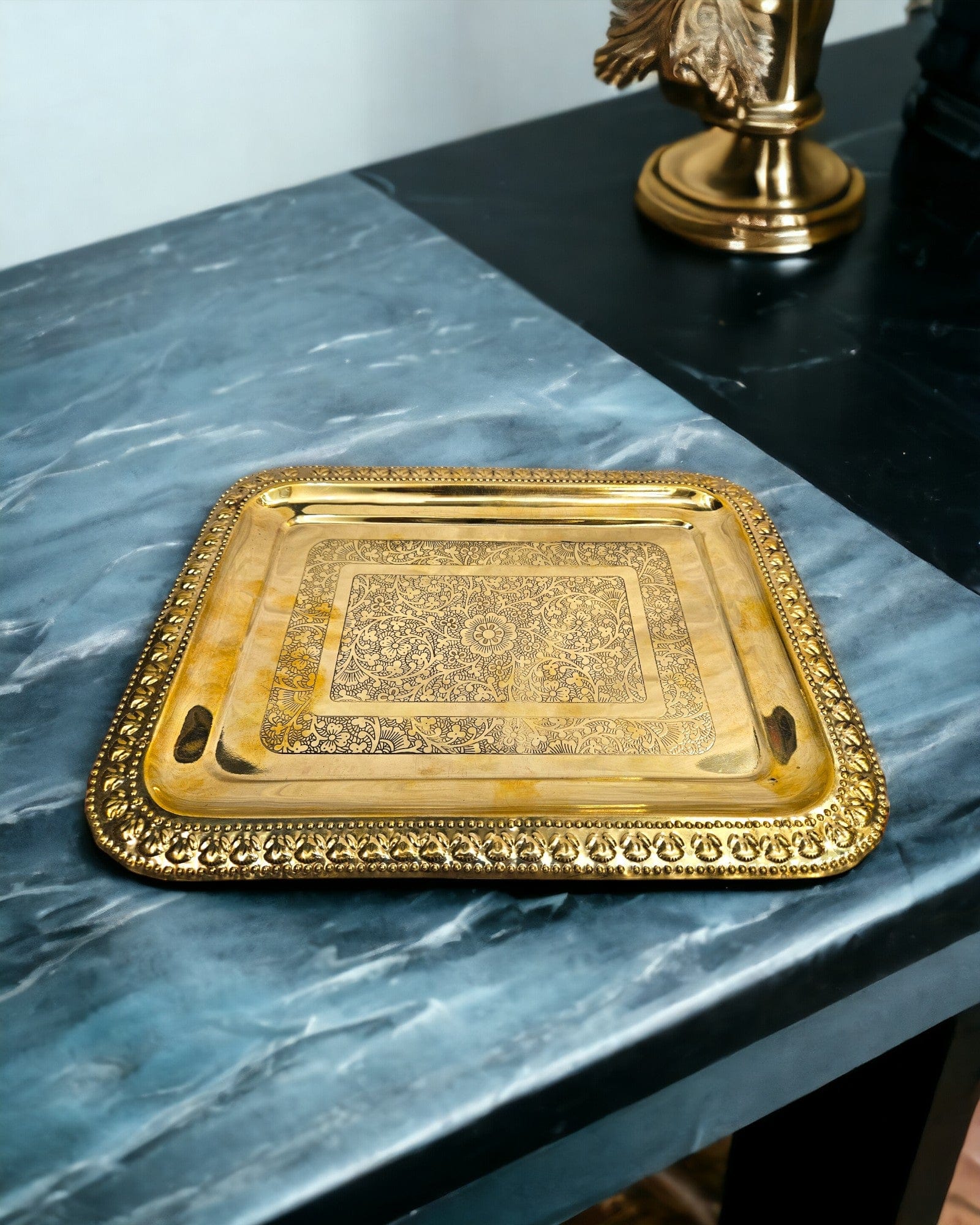 Brass Pooja Tray