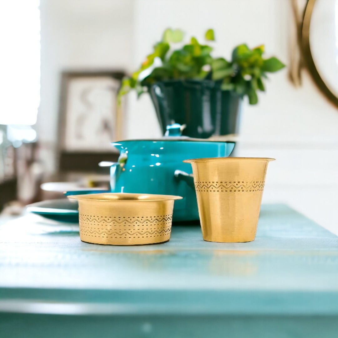 Brass Filter Coffee Tumbler