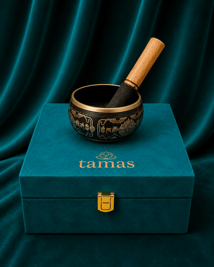 Tamas Brass Singing Bowl for Meditation & Chakra Healing – Premium Gift Box Included - Tamas Luxury Gifts