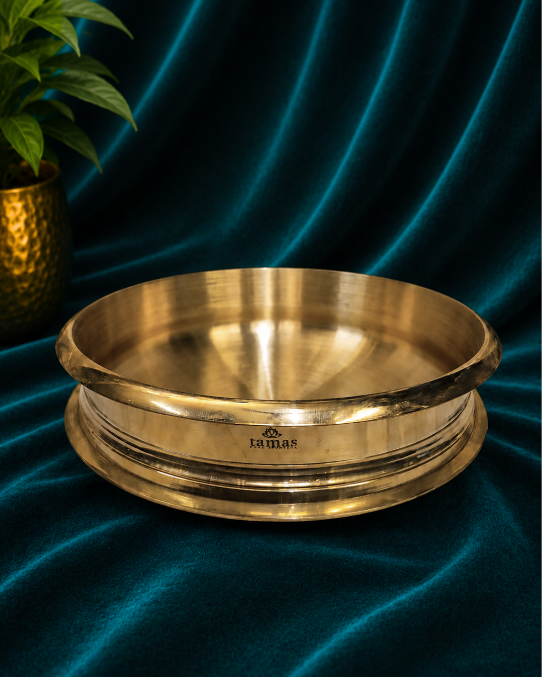 Tamas Bronze Cooking Urli – Traditional Kansa Cookware - Available in 3 Sizes