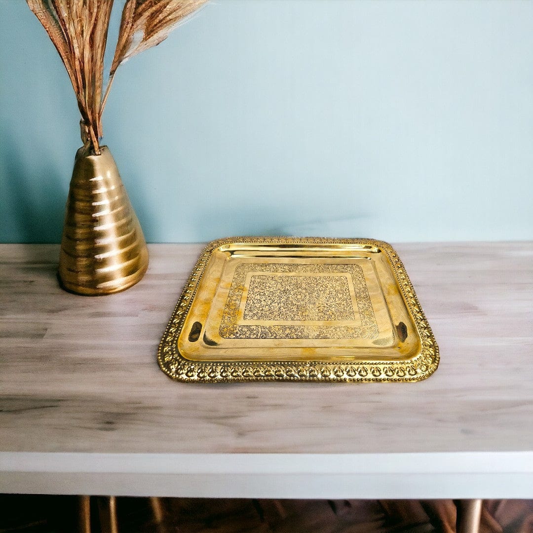 Brass Pooja Tray