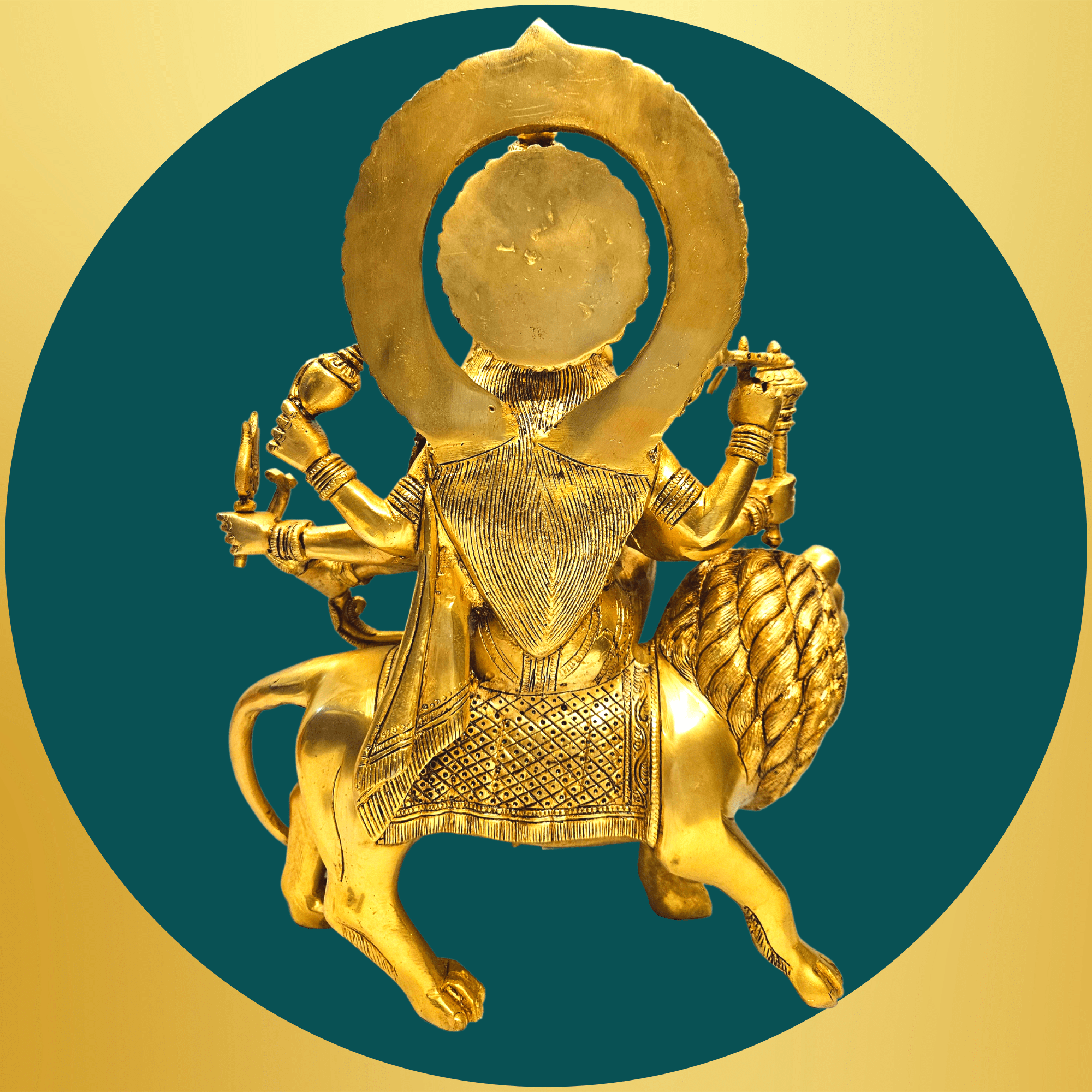 Brass Goddess Durga Maa Idol