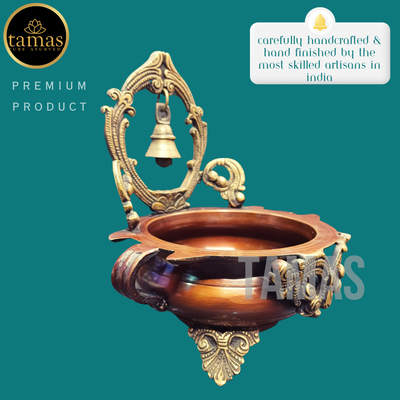 Tamas Brass Bell Urli (9 Inches)