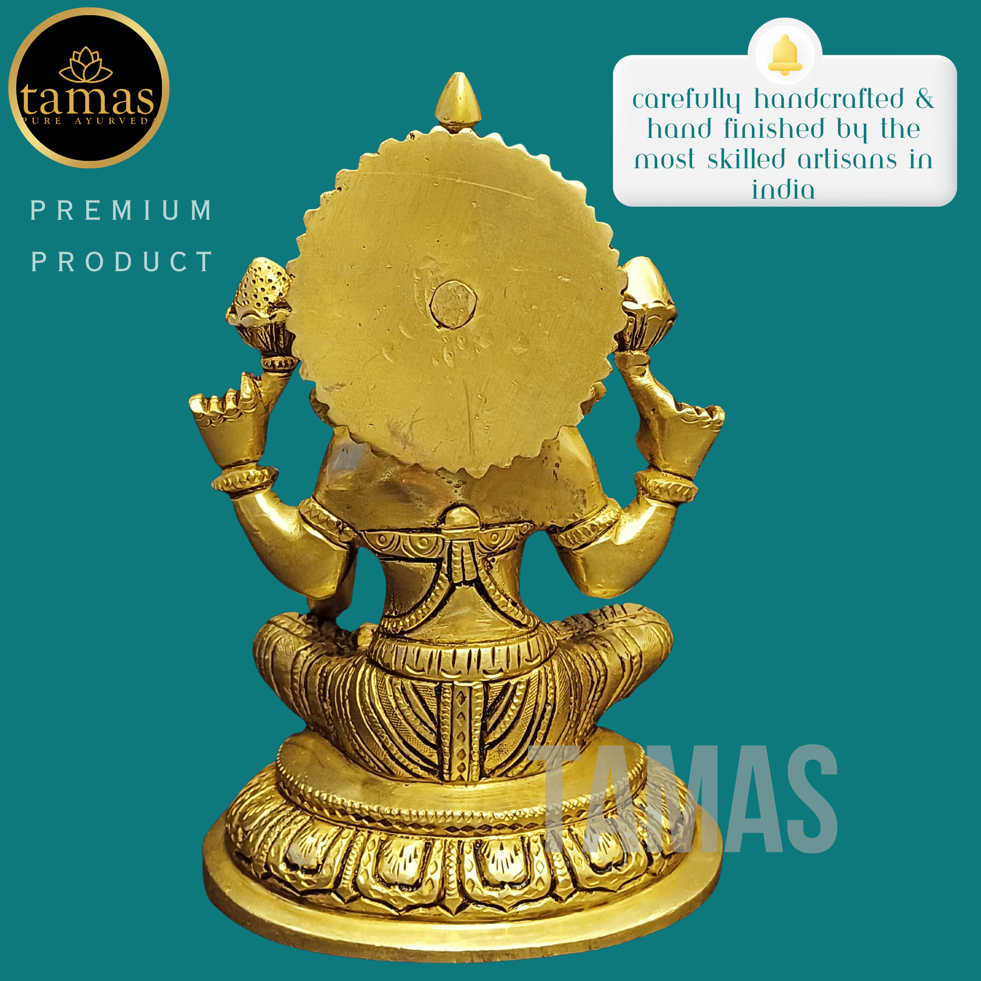 Tamas Brass Lakshmi Statue
