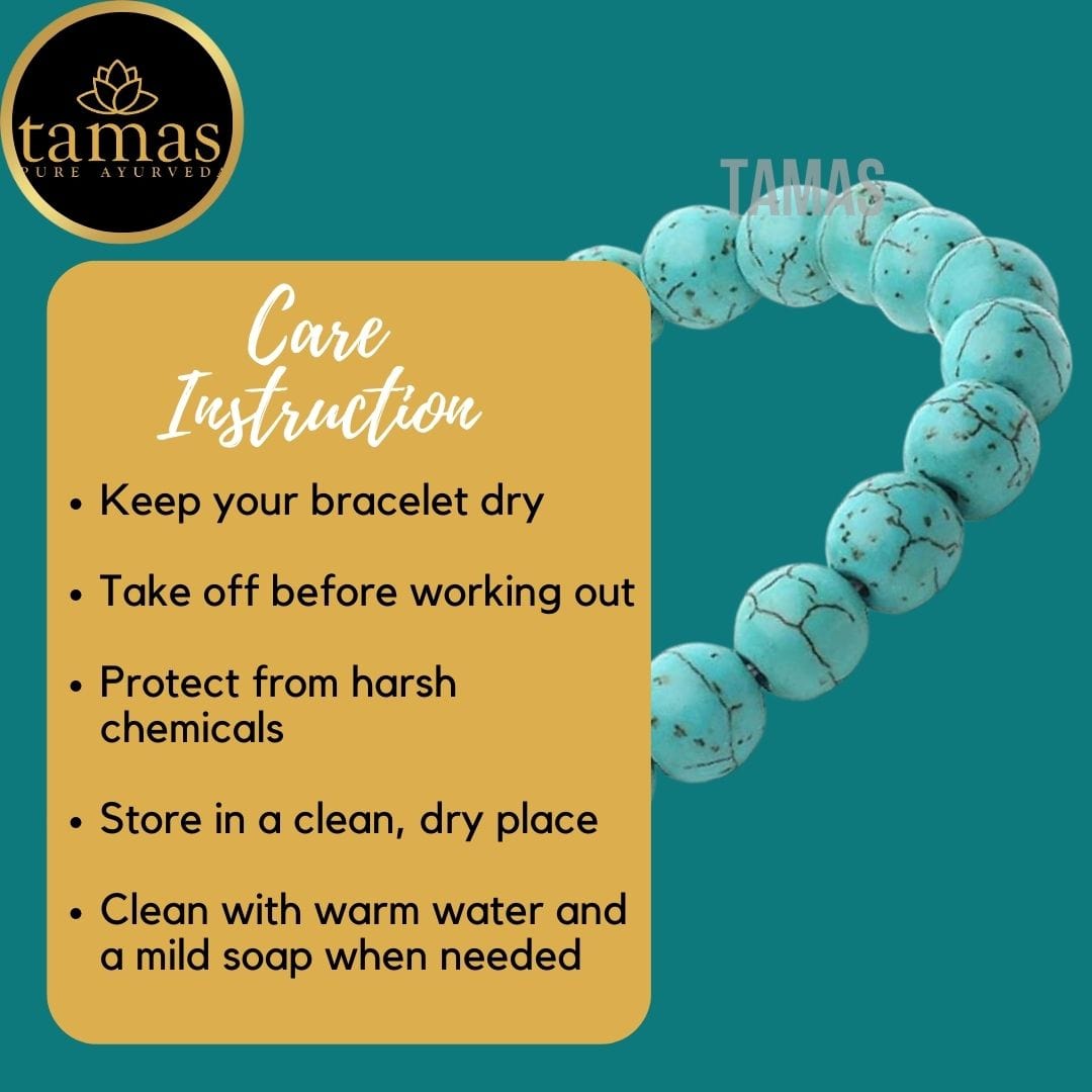 Turquoise Healing Crystal Gemstone  Bracelet
