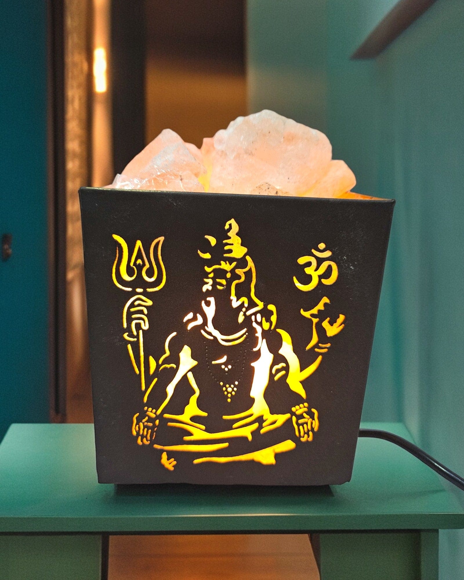 Shiv Shankar Metal Basket Lamp