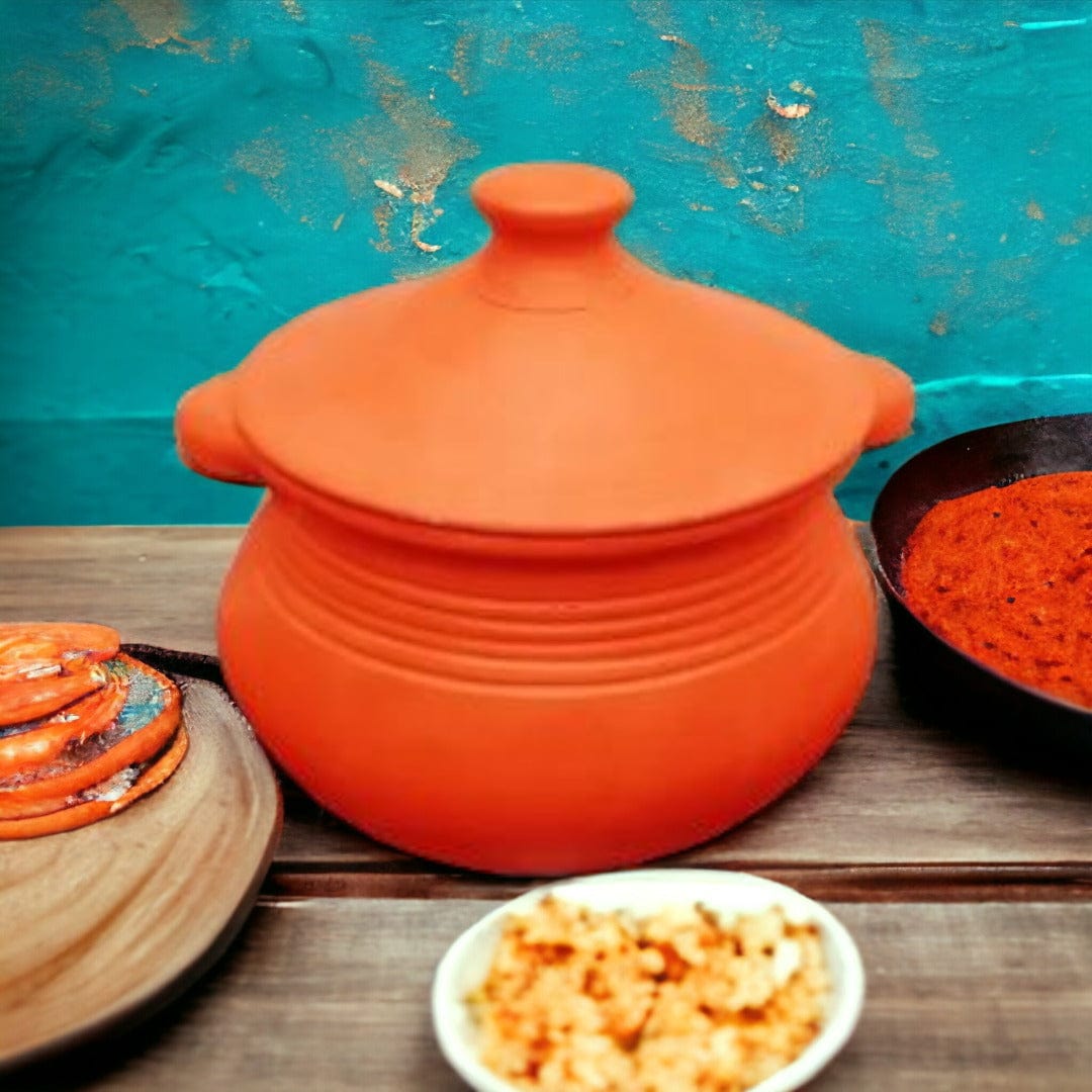 Natural Clay Deep Pot