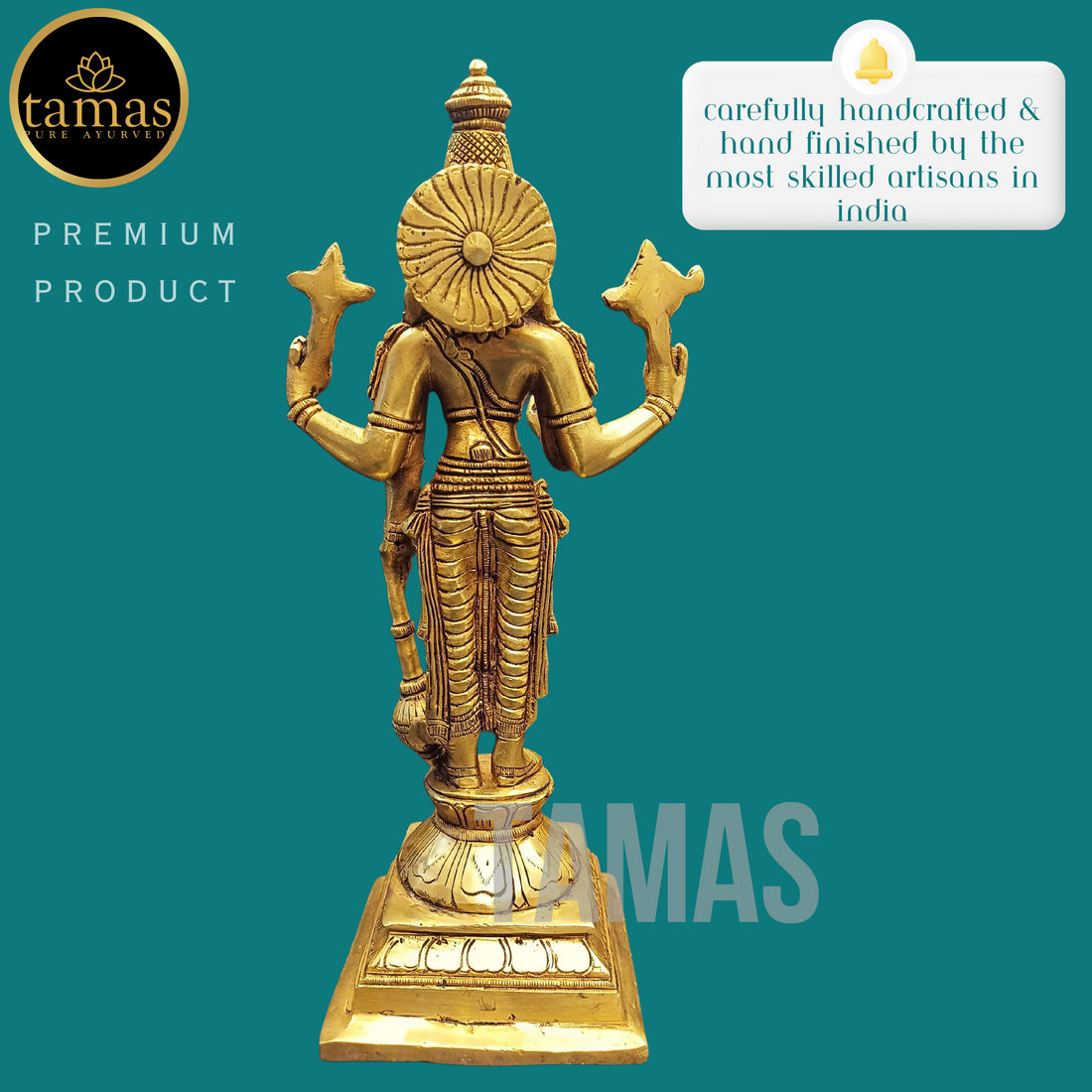 Brass Vishnu Ji Statue